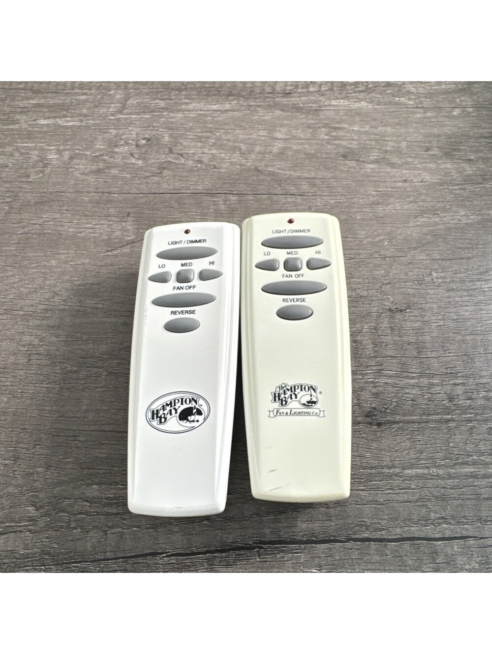 2Pack Hampton Bay White Ceiling Fan Remote Control W Reverse Button OEM UC7978T